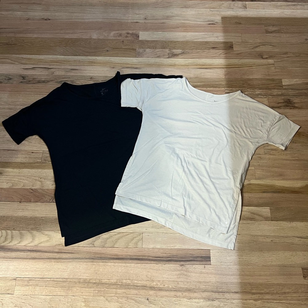 Two Women’s Nike Short Sleeve Shirt Size Small